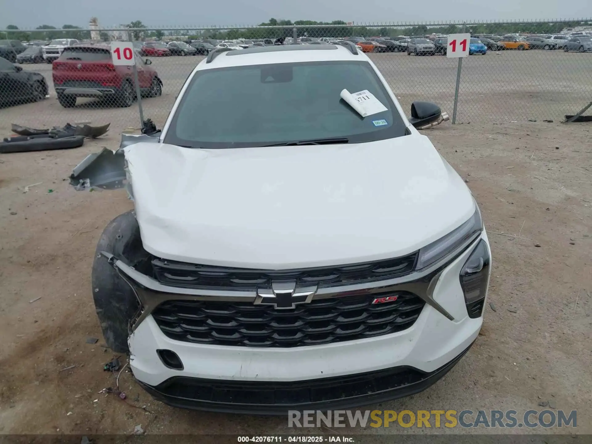 12 fotografías del automóvil dañado KL77LJEP5SC036783 CHEVROLET TRAX 2025