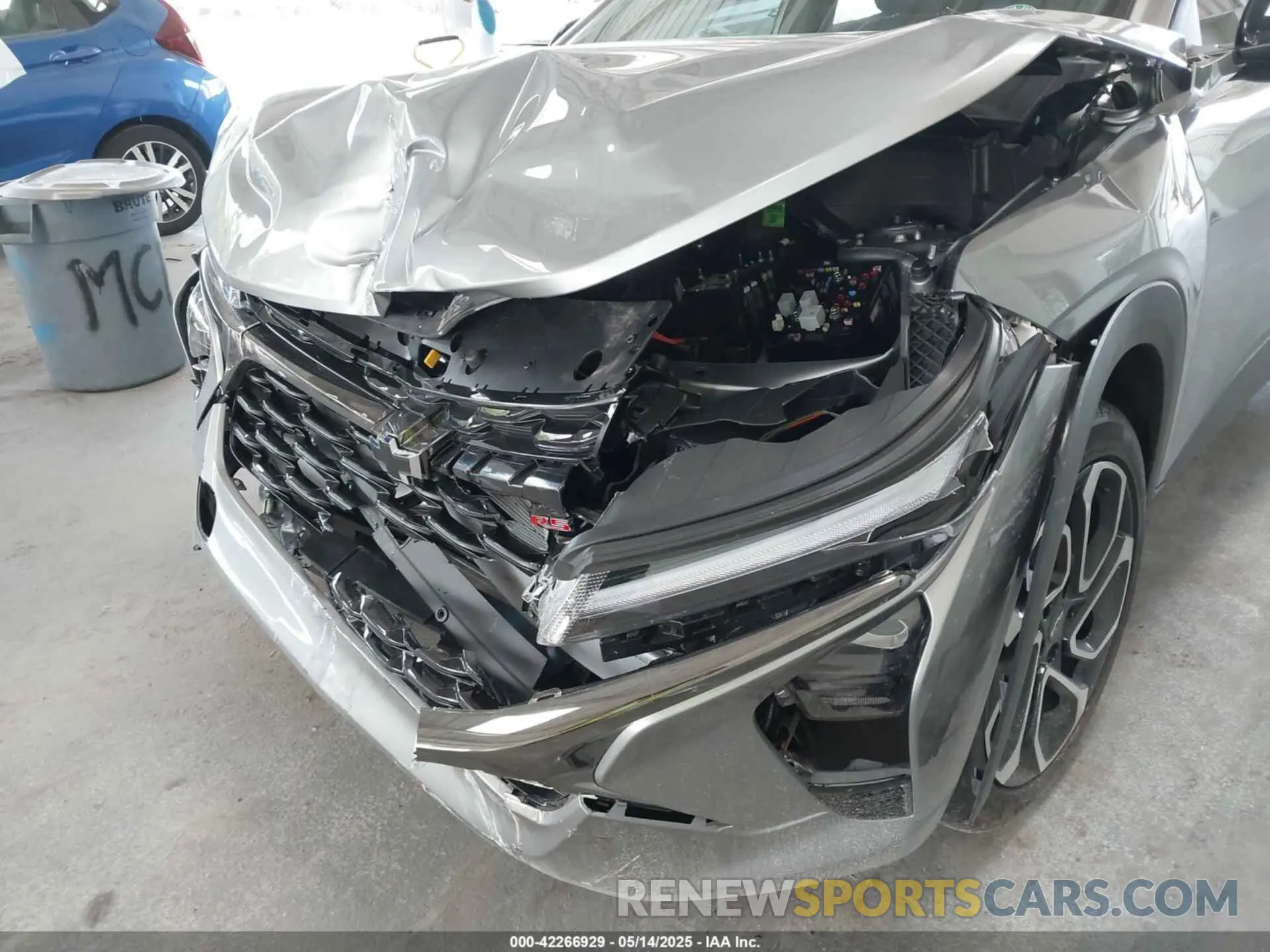 6 fotografías del automóvil dañado KL77LJEPXSC163836 CHEVROLET TRAX 2025