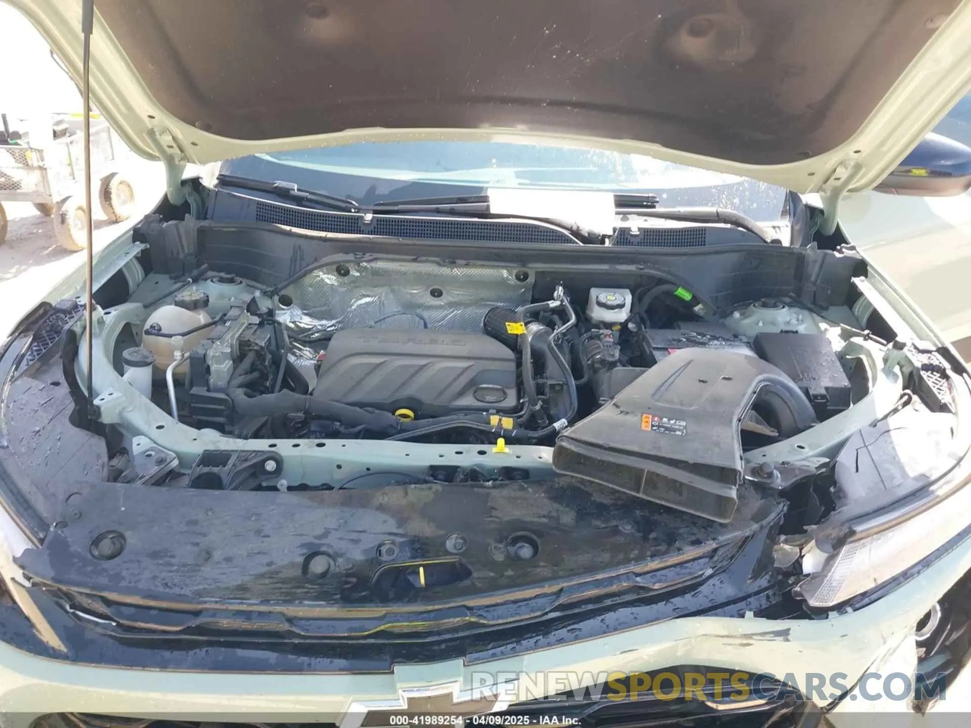 10 fotografías del automóvil dañado KL77LKEP1SC004435 CHEVROLET TRAX 2025