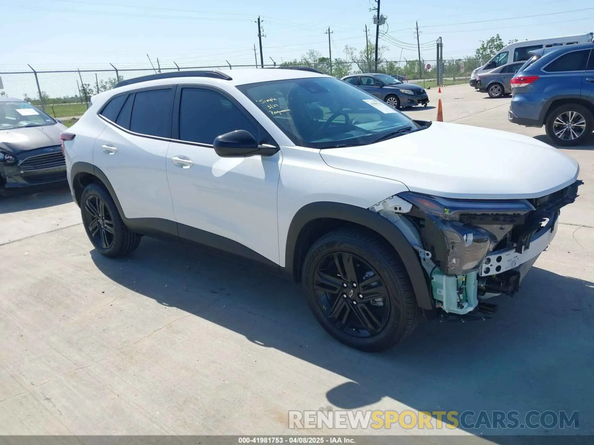 1 fotografías del automóvil dañado KL77LKEP4SC104061 CHEVROLET TRAX 2025