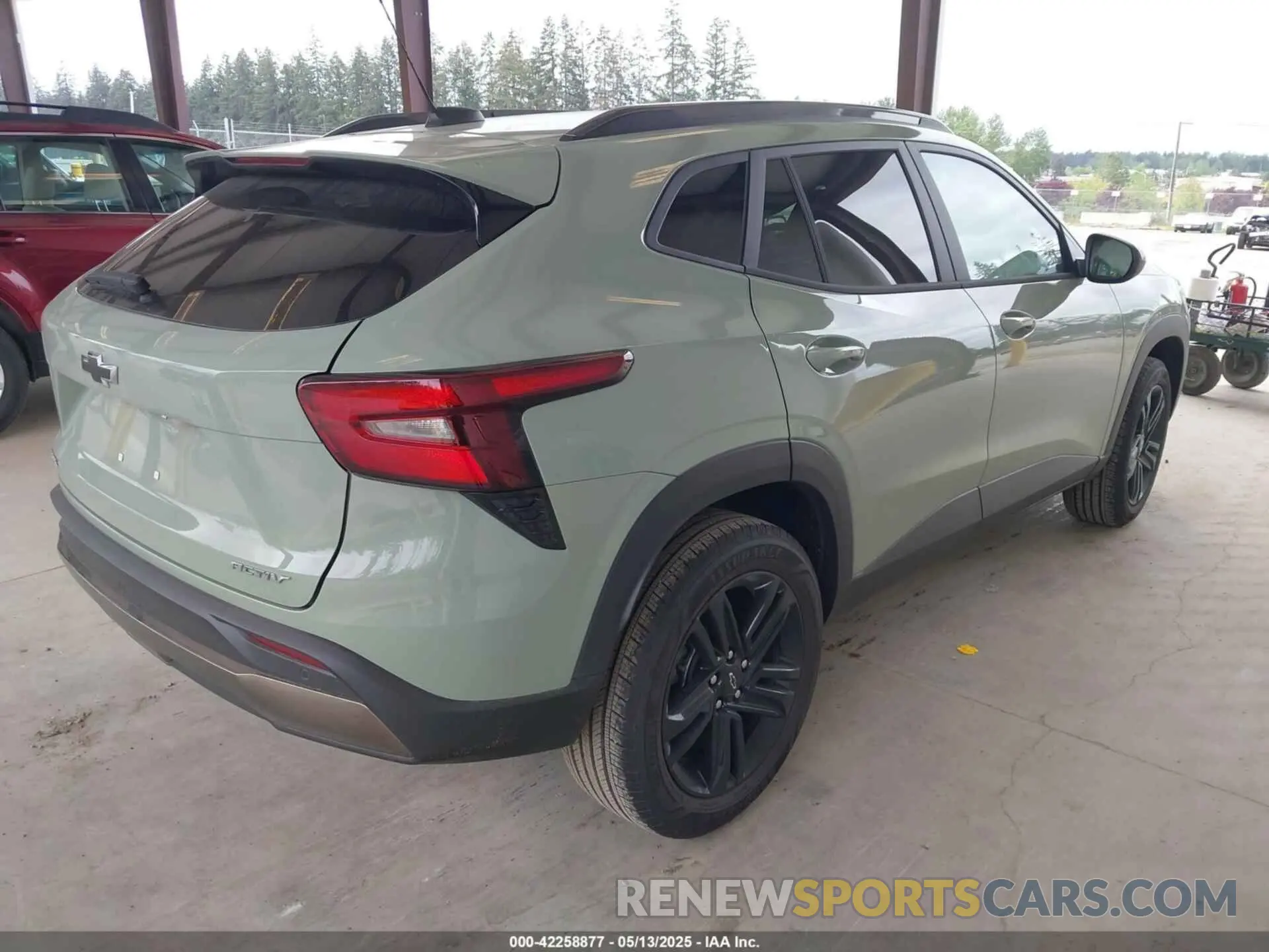 4 fotografías del automóvil dañado KL77LKEP9SC127187 CHEVROLET TRAX 2025