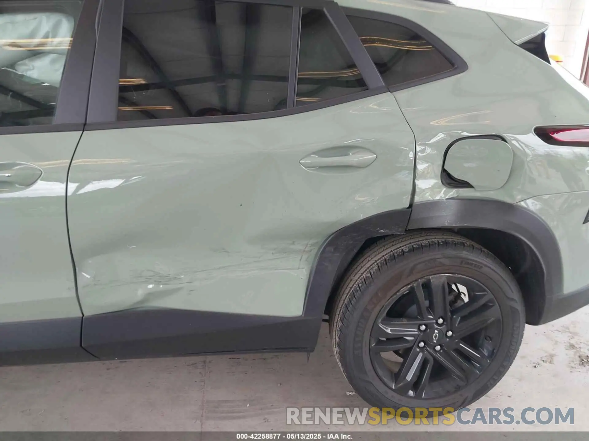 6 fotografías del automóvil dañado KL77LKEP9SC127187 CHEVROLET TRAX 2025