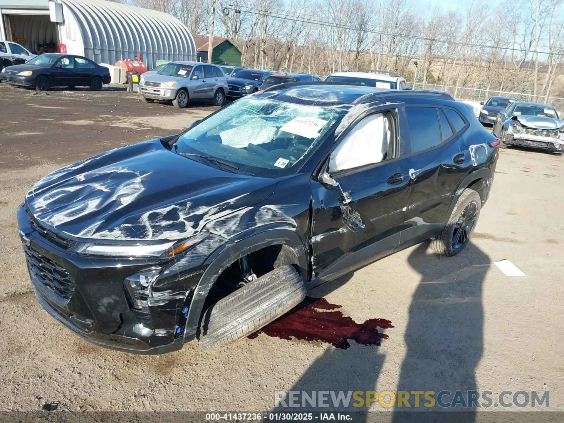 2 fotografías del automóvil dañado KL77LKEPXSC123228 CHEVROLET TRAX 2025