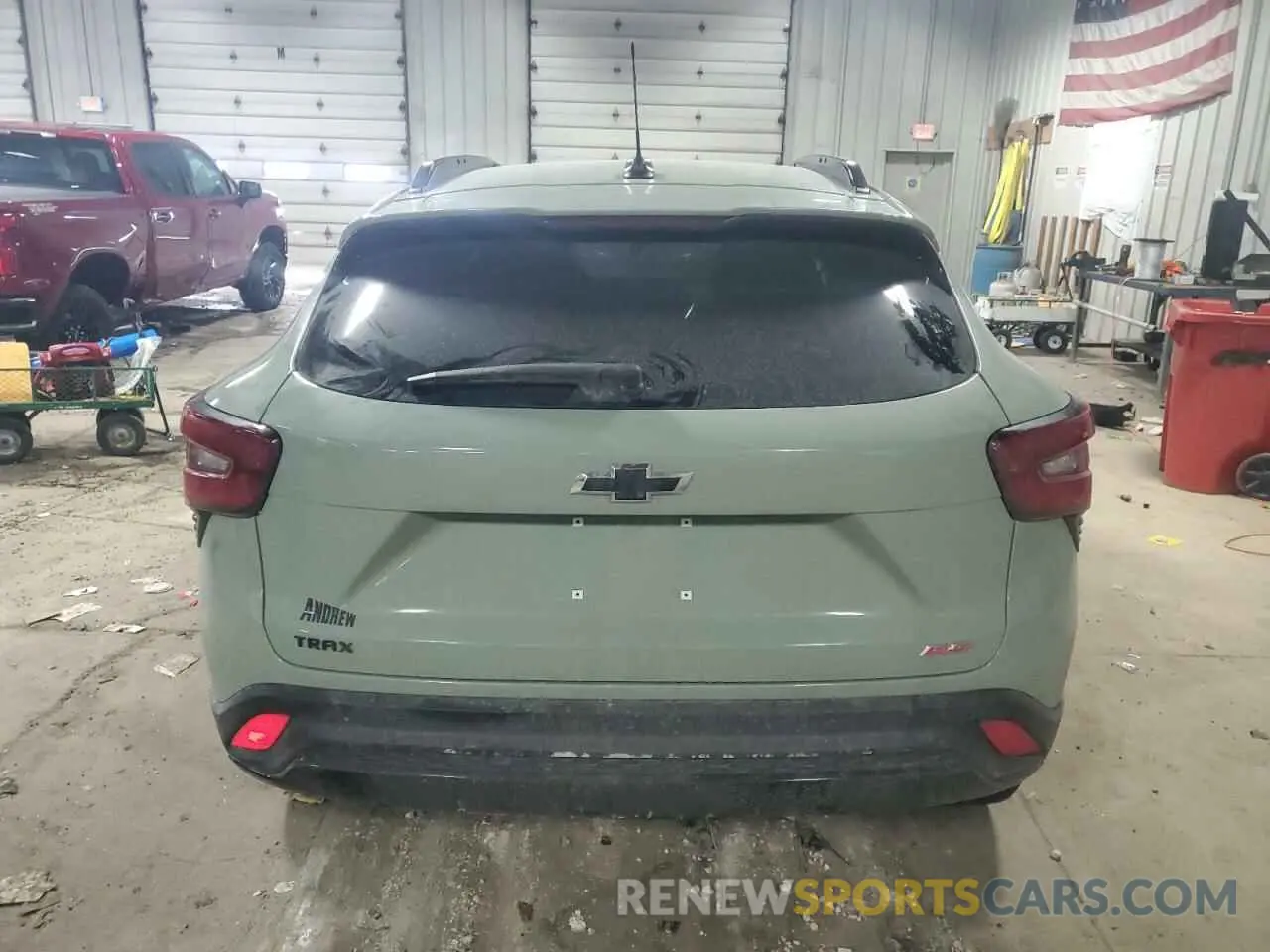 6 fotografías del automóvil dañado KL77LJE20RC147711 CHEVROLET TRAX 2RS 2024