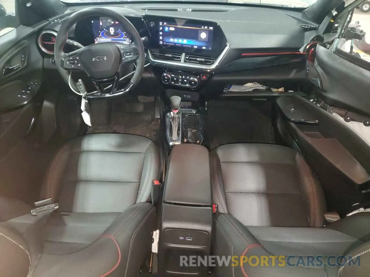 8 fotografías del automóvil dañado KL77LJE20RC147711 CHEVROLET TRAX 2RS 2024