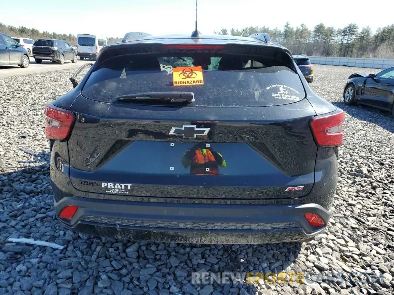 6 fotografías del automóvil dañado KL77LJE21RC079158 CHEVROLET TRAX 2RS 2024