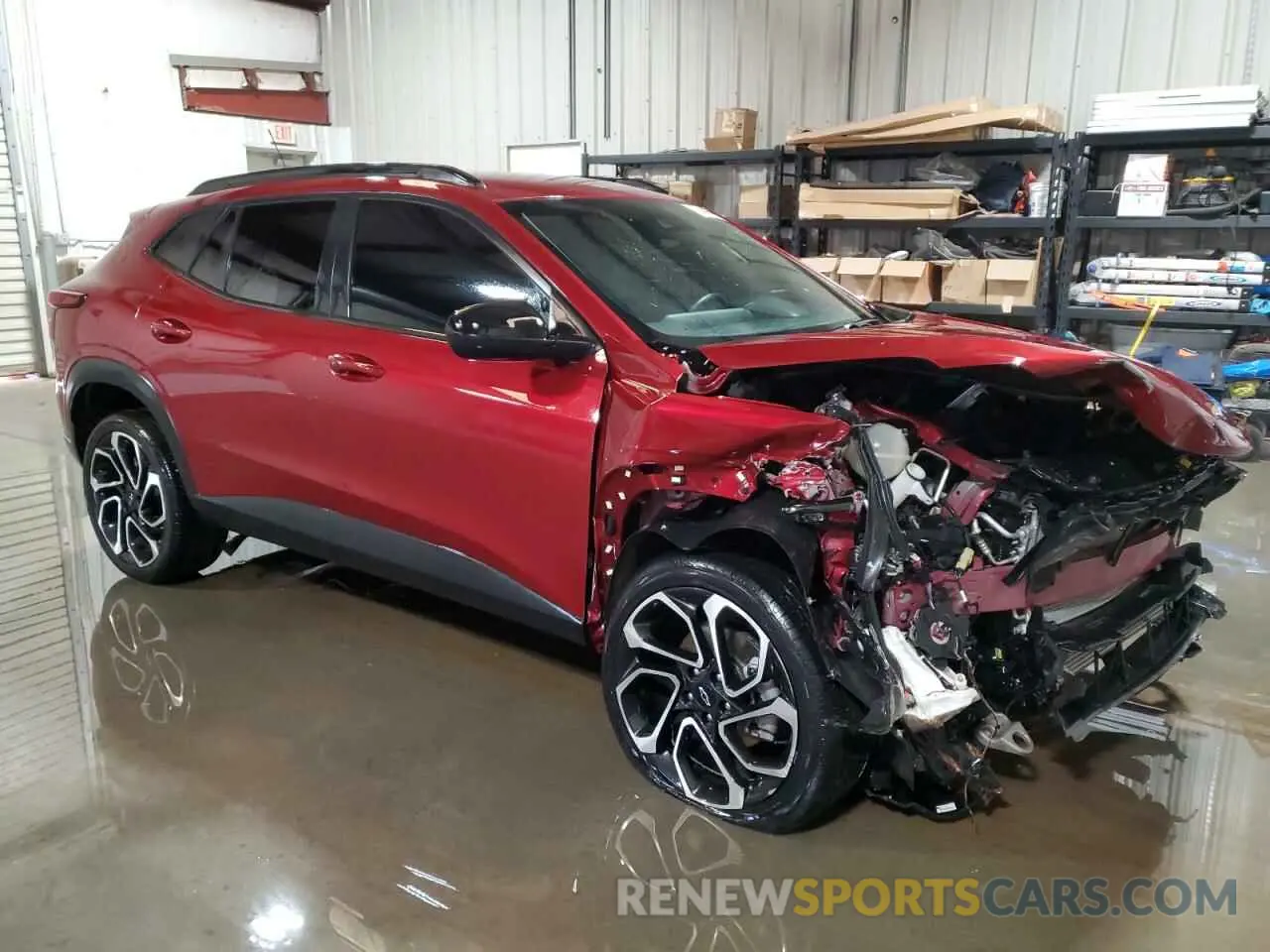 4 fotografías del automóvil dañado KL77LJE22RC000774 CHEVROLET TRAX 2RS 2024