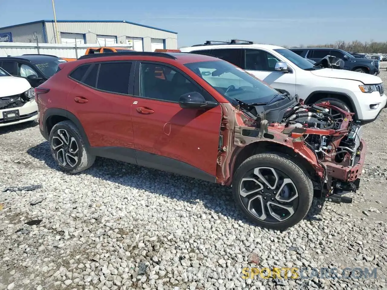 4 fotografías del automóvil dañado KL77LJE22RC226698 CHEVROLET TRAX 2RS 2024