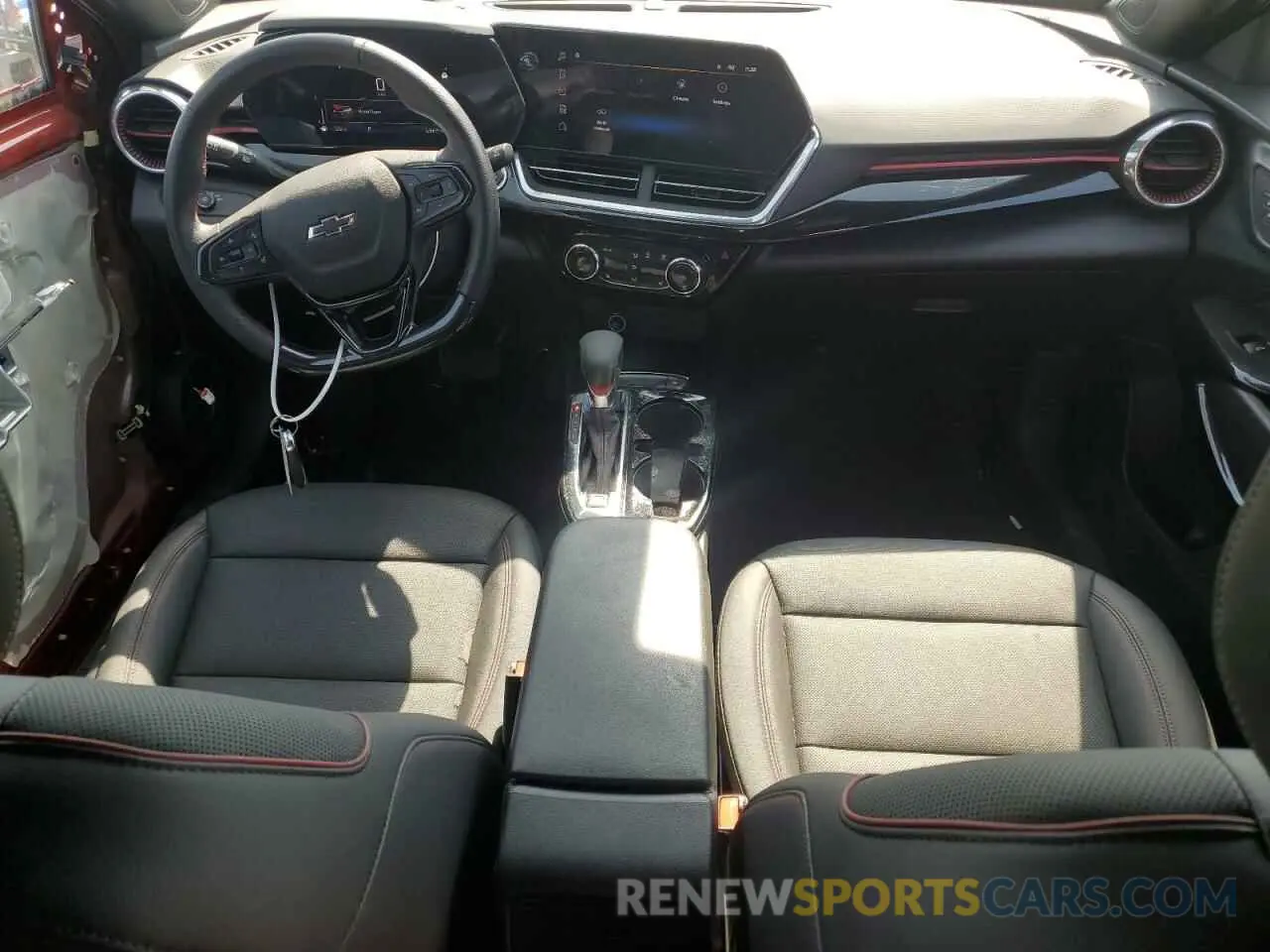 8 fotografías del automóvil dañado KL77LJE22RC226698 CHEVROLET TRAX 2RS 2024