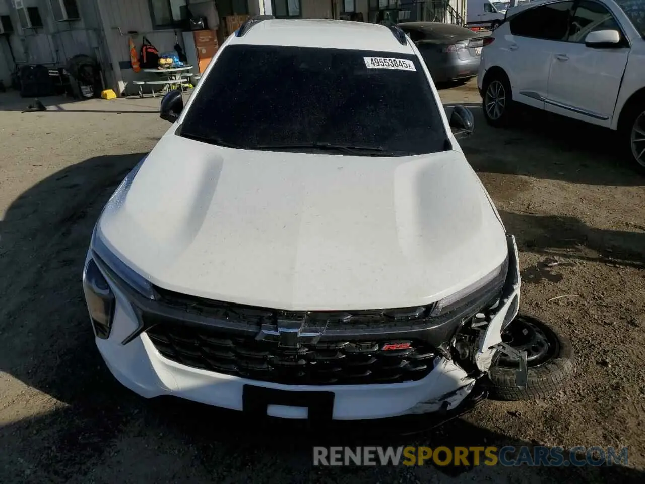 5 fotografías del automóvil dañado KL77LJE28RC000567 CHEVROLET TRAX 2RS 2024