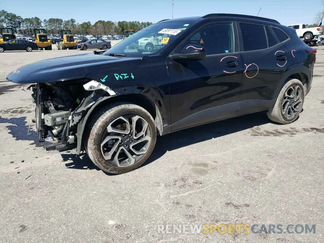 1 fotografías del automóvil dañado KL77LJE28RC022536 CHEVROLET TRAX 2RS 2024