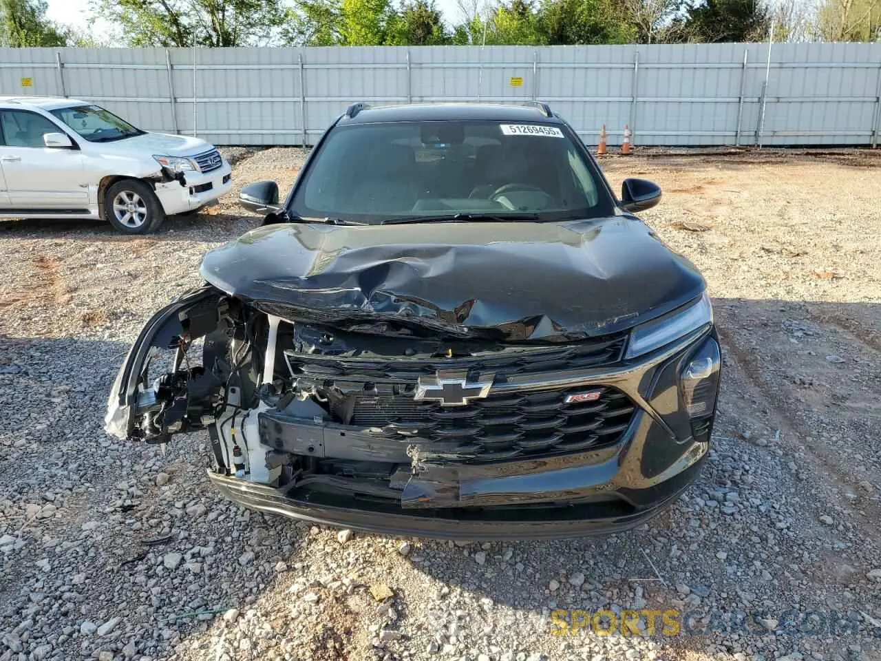5 fotografías del automóvil dañado KL77LJE29RC165429 CHEVROLET TRAX 2RS 2024