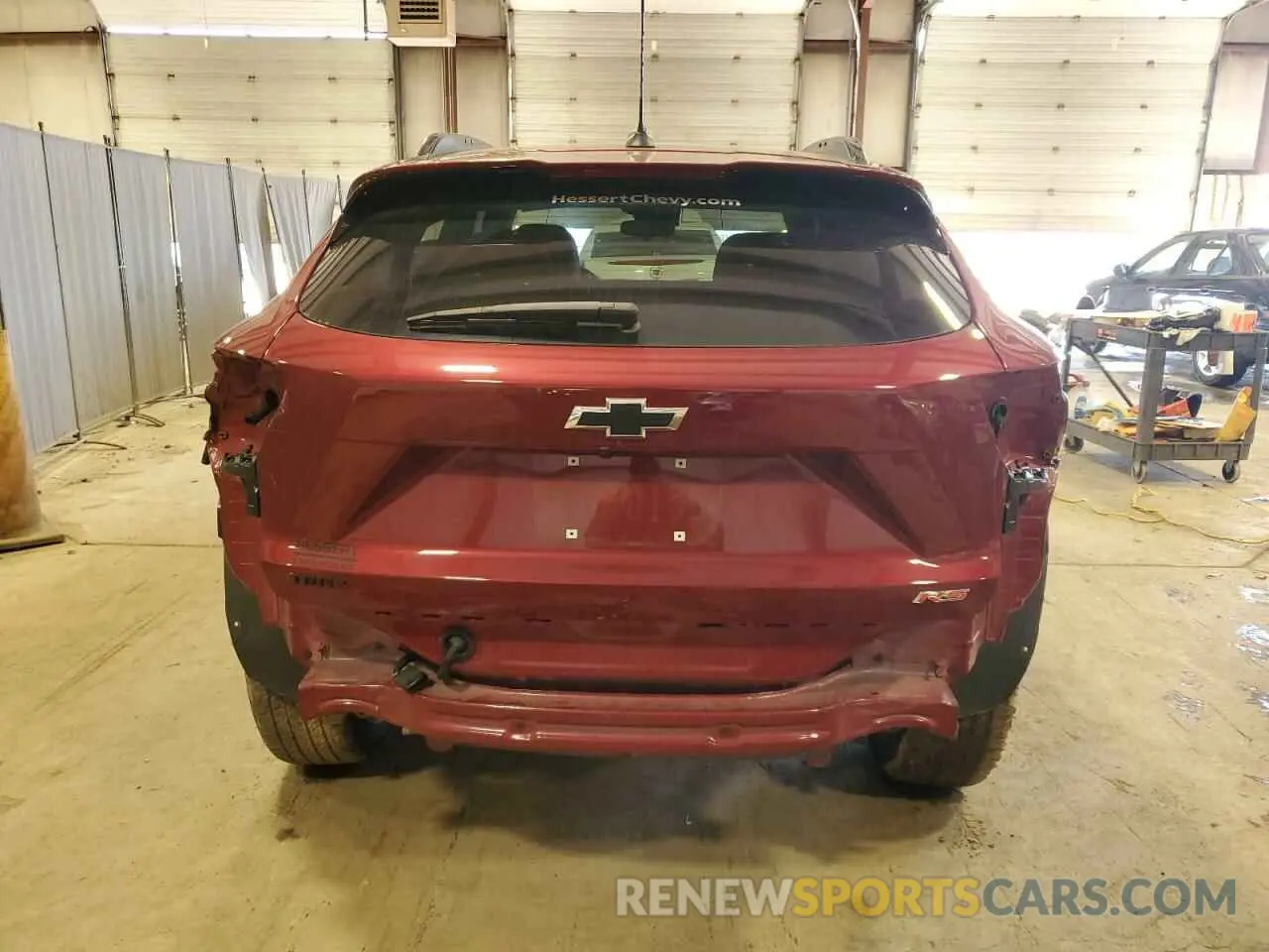 6 fotografías del automóvil dañado KL77LJE2XRC096654 CHEVROLET TRAX 2RS 2024