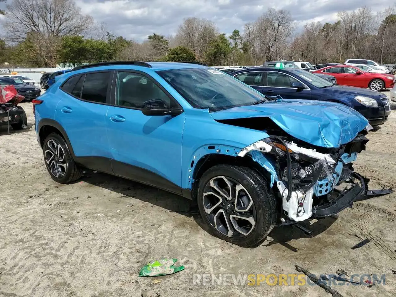4 fotografías del automóvil dañado KL77LJEP0SC054429 CHEVROLET TRAX 2RS 2025