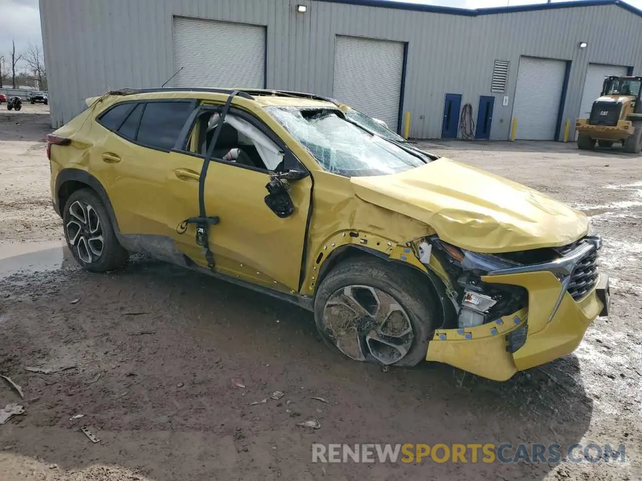 4 fotografías del automóvil dañado KL77LJEP4SC080158 CHEVROLET TRAX 2RS 2025