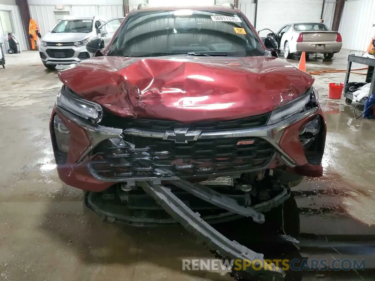5 fotografías del automóvil dañado KL77LJEP8SC027673 CHEVROLET TRAX 2RS 2025