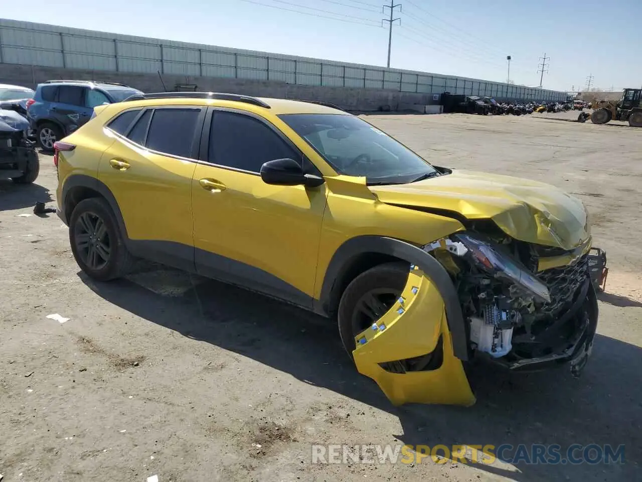 4 fotografías del automóvil dañado KL77LKE2XRC023385 CHEVROLET TRAX ACTIV 2024