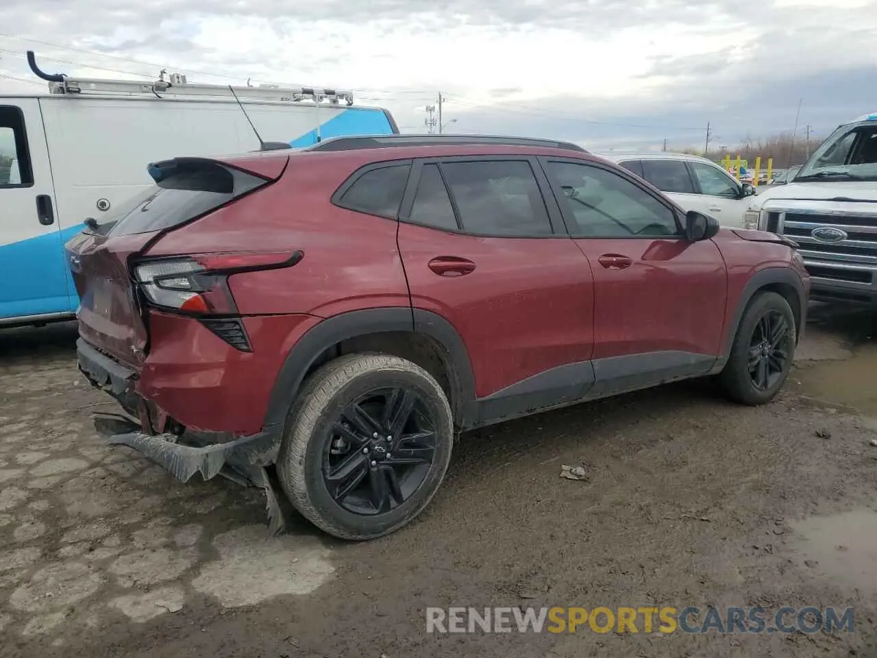 3 fotografías del automóvil dañado KL77LKE2XRC231184 CHEVROLET TRAX ACTIV 2024