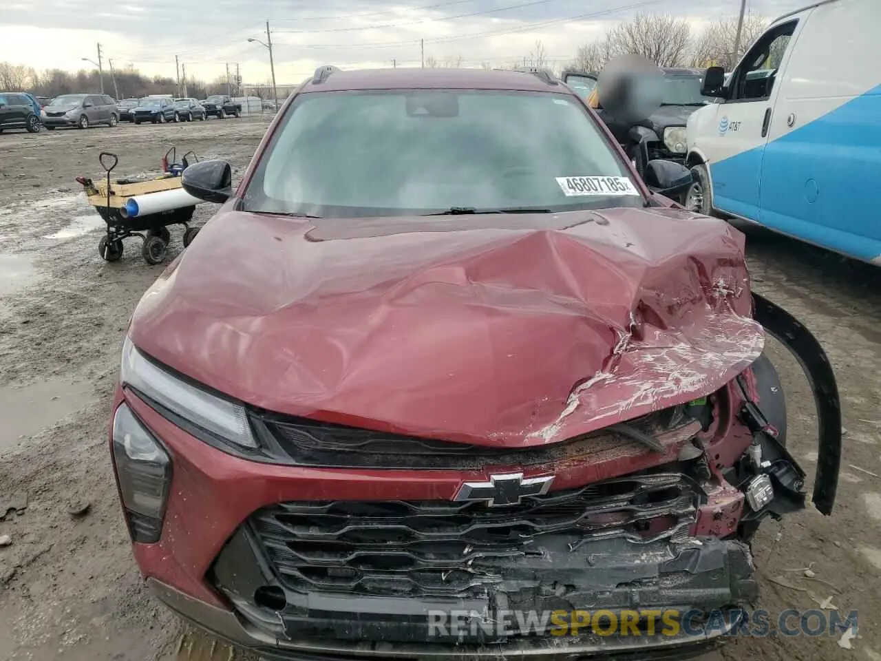 5 fotografías del automóvil dañado KL77LKE2XRC231184 CHEVROLET TRAX ACTIV 2024