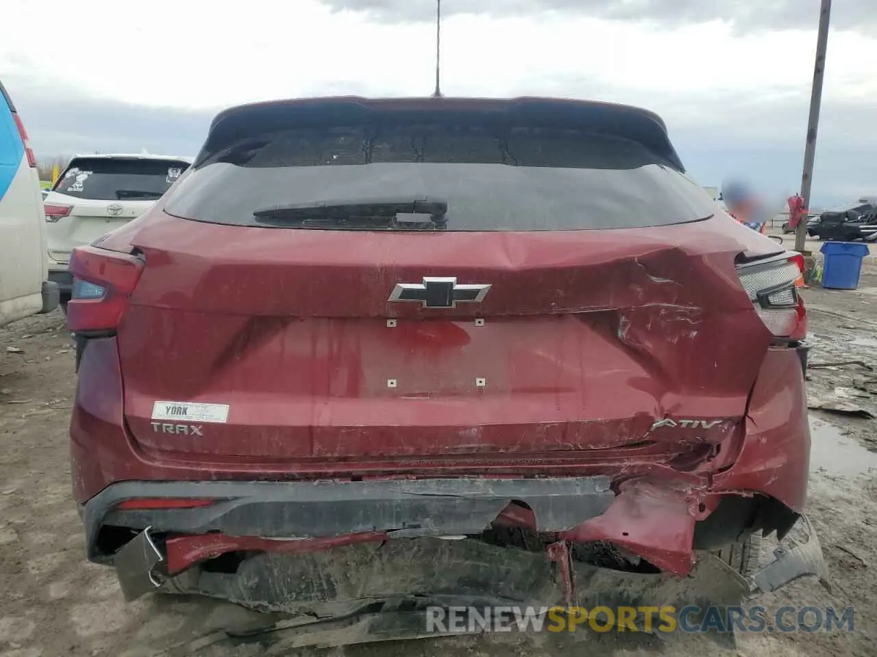 6 fotografías del automóvil dañado KL77LKE2XRC231184 CHEVROLET TRAX ACTIV 2024