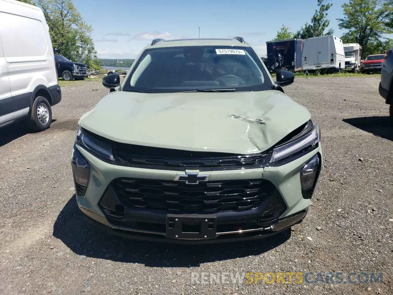 5 fotografías del automóvil dañado KL77LKEP0SC141012 CHEVROLET TRAX ACTIV 2025