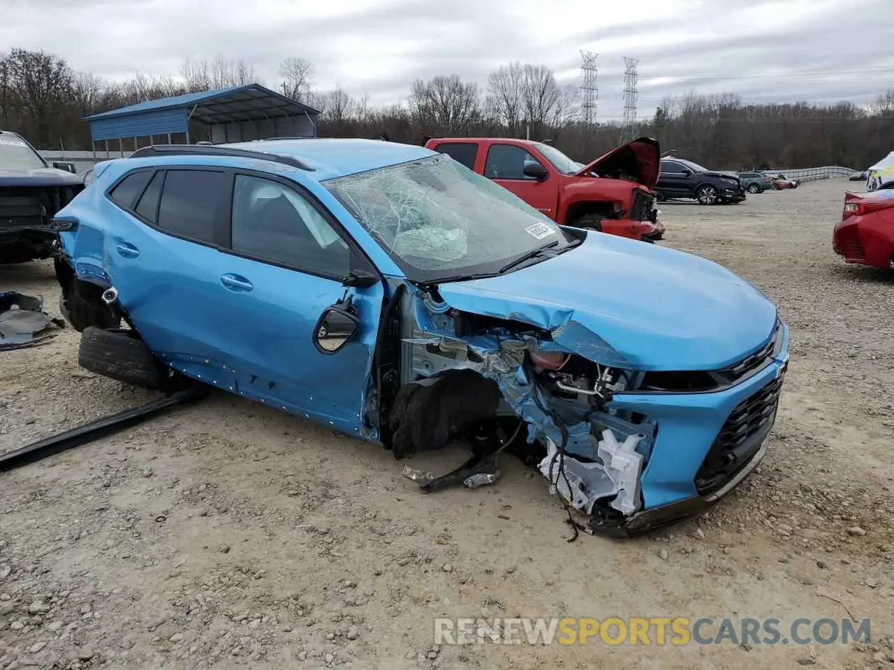 4 fotografías del automóvil dañado KL77LKEP1SC090782 CHEVROLET TRAX ACTIV 2025
