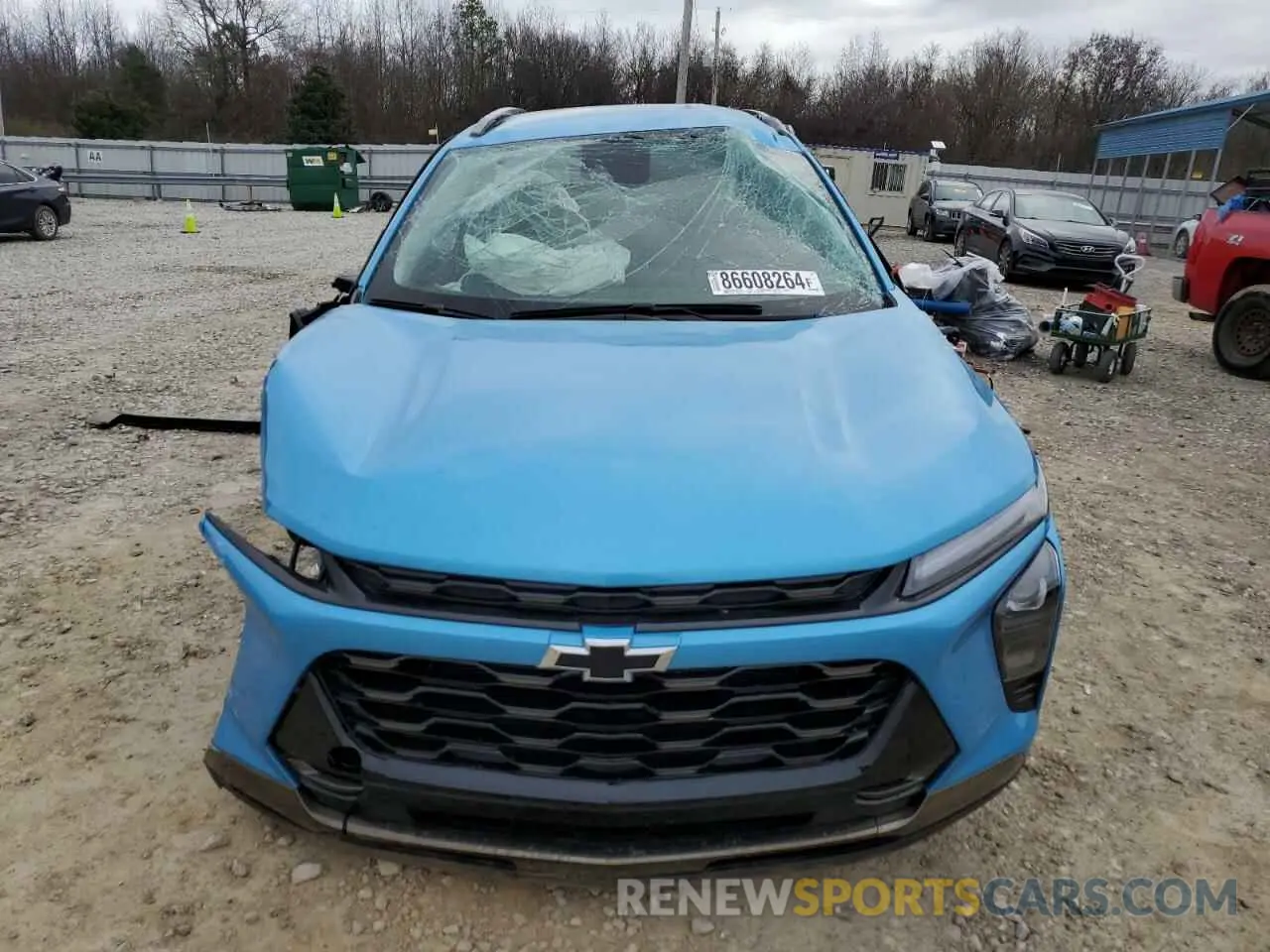 5 fotografías del automóvil dañado KL77LKEP1SC090782 CHEVROLET TRAX ACTIV 2025