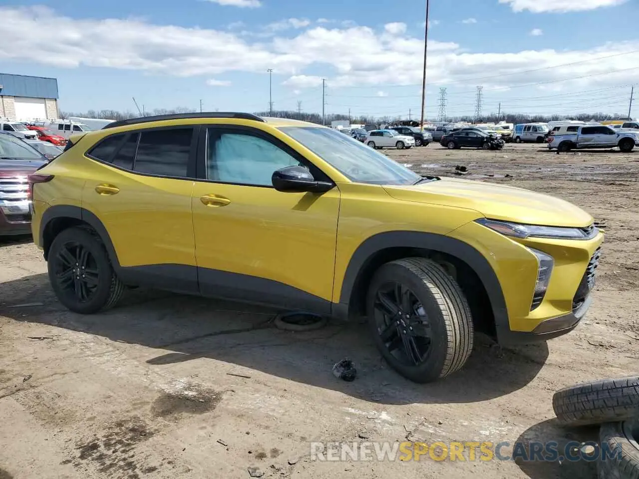 4 fotografías del automóvil dañado KL77LKEP2SC110862 CHEVROLET TRAX ACTIV 2025