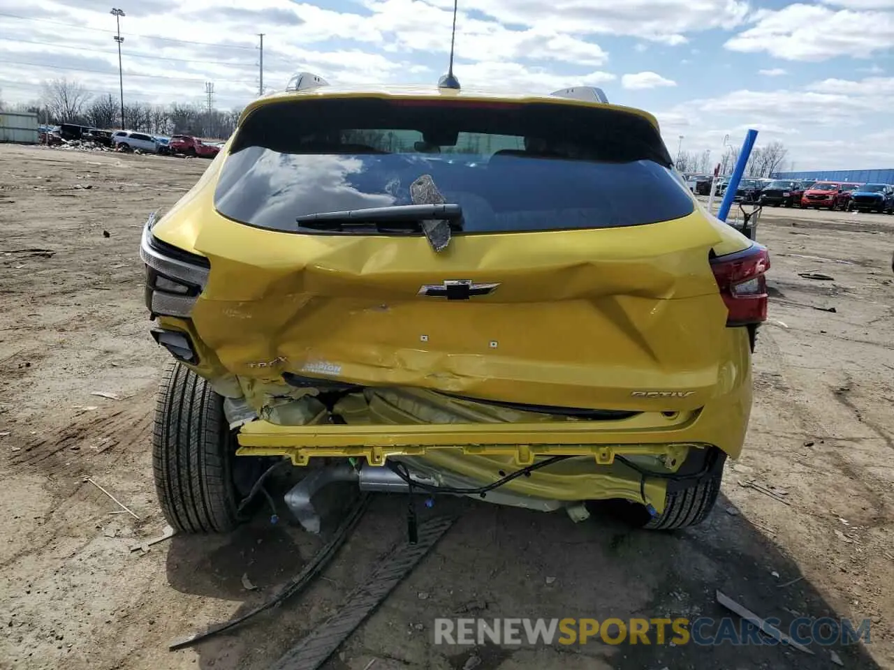 6 fotografías del automóvil dañado KL77LKEP2SC110862 CHEVROLET TRAX ACTIV 2025