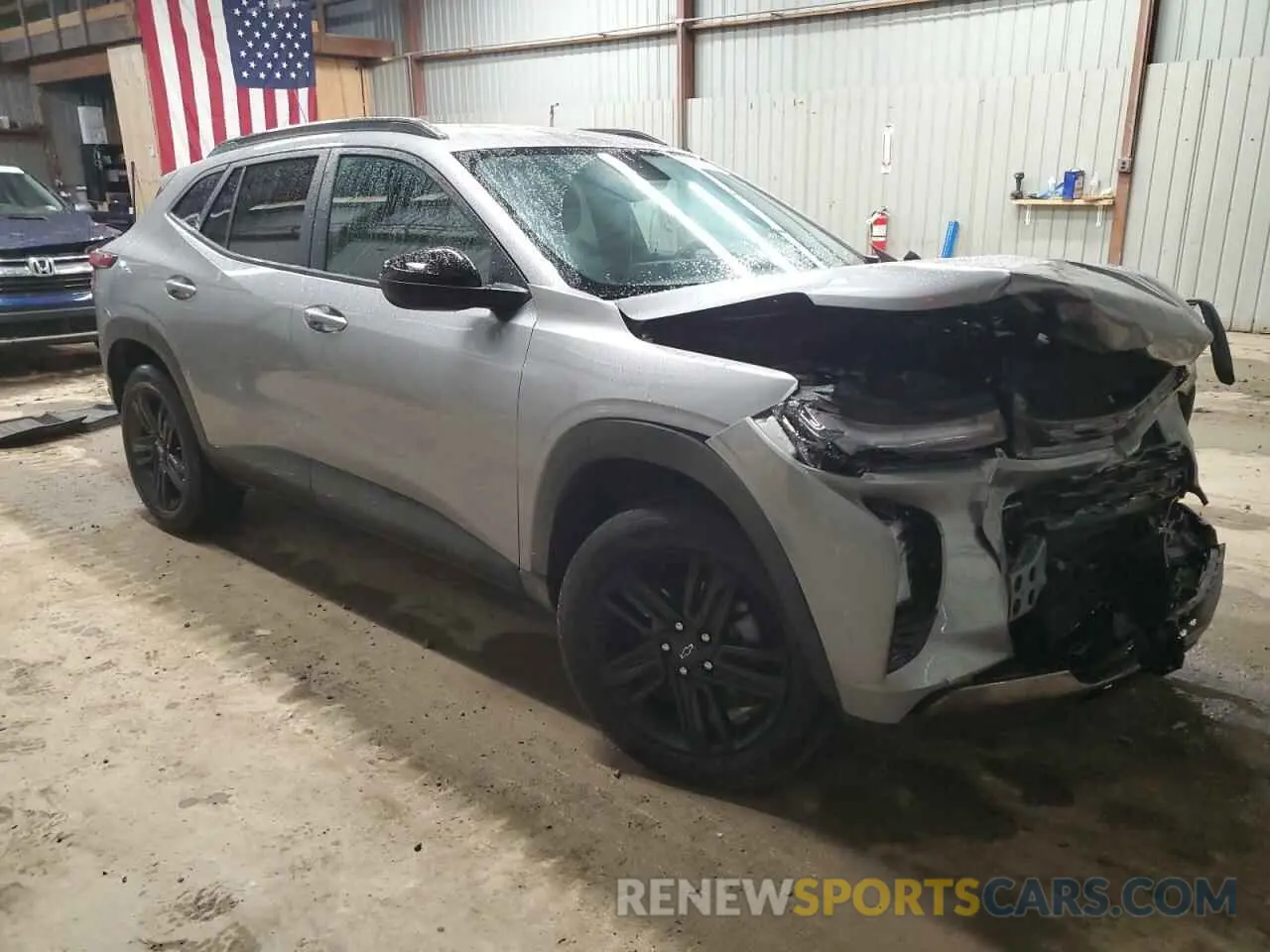 4 fotografías del automóvil dañado KL77LKEP2SC126320 CHEVROLET TRAX ACTIV 2025