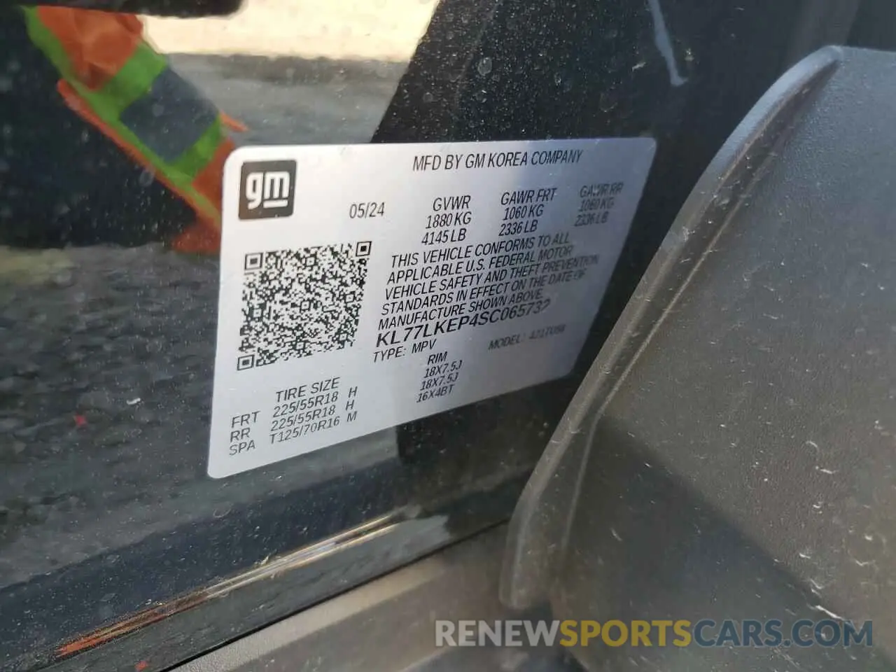 13 fotografías del automóvil dañado KL77LKEP4SC065732 CHEVROLET TRAX ACTIV 2025