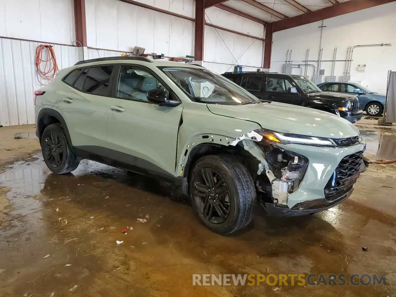 4 fotografías del automóvil dañado KL77LKEPXSC128252 CHEVROLET TRAX ACTIV 2025