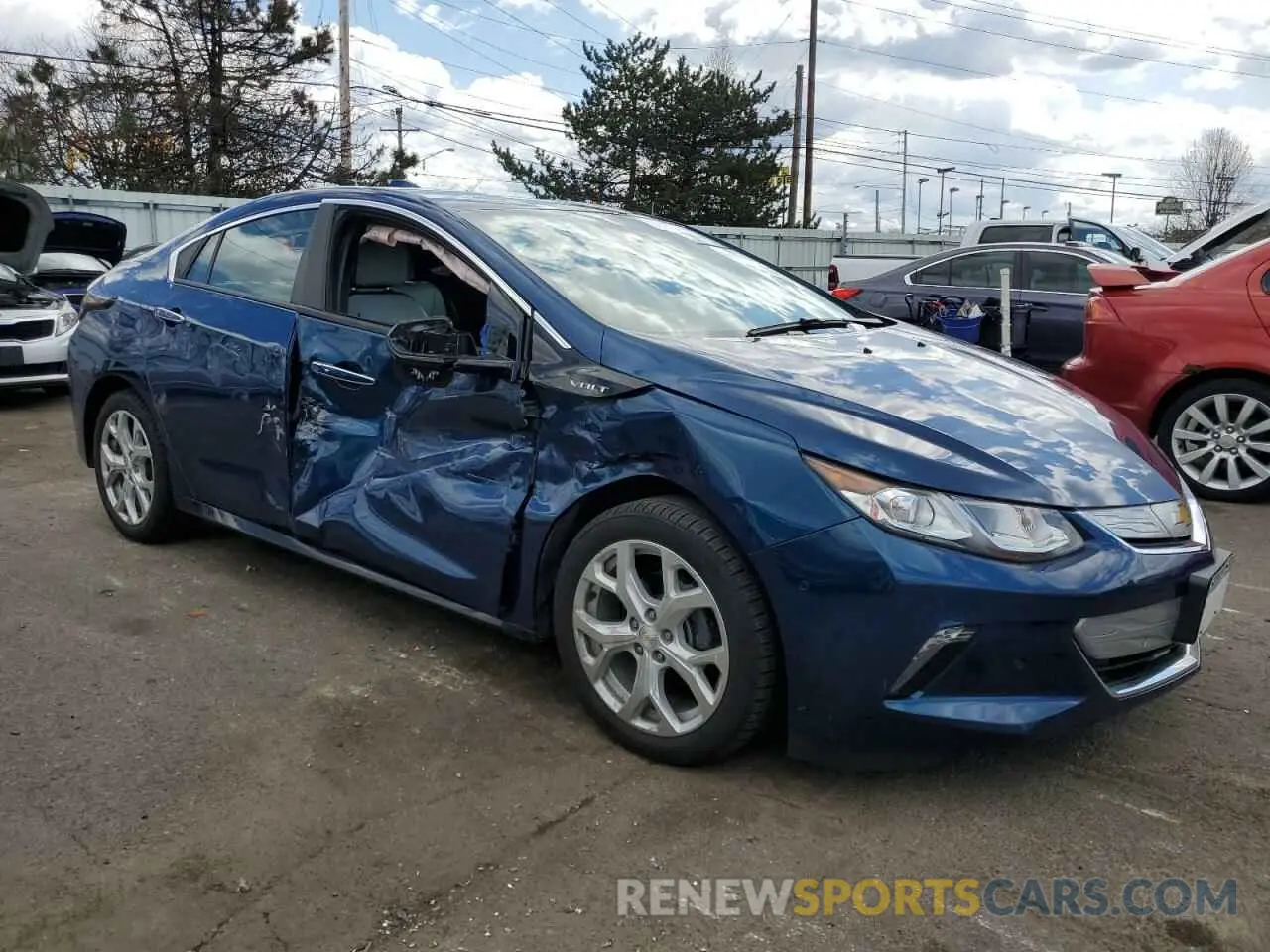 4 fotografías del automóvil dañado 1G1RB6S55KU109605 CHEVROLET VOLT 2019