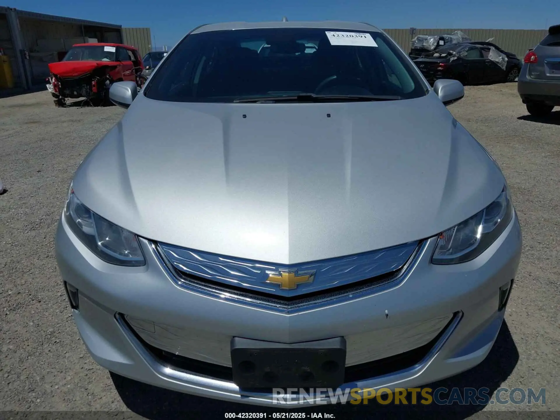 6 fotografías del automóvil dañado 1G1RC6S57KU128671 CHEVROLET VOLT 2019