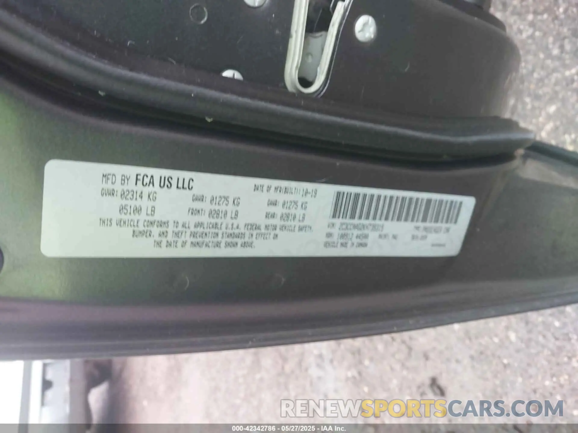 9 fotografías del automóvil dañado 2C3CCAAG2KH739315 CHRYSLER 300 2019