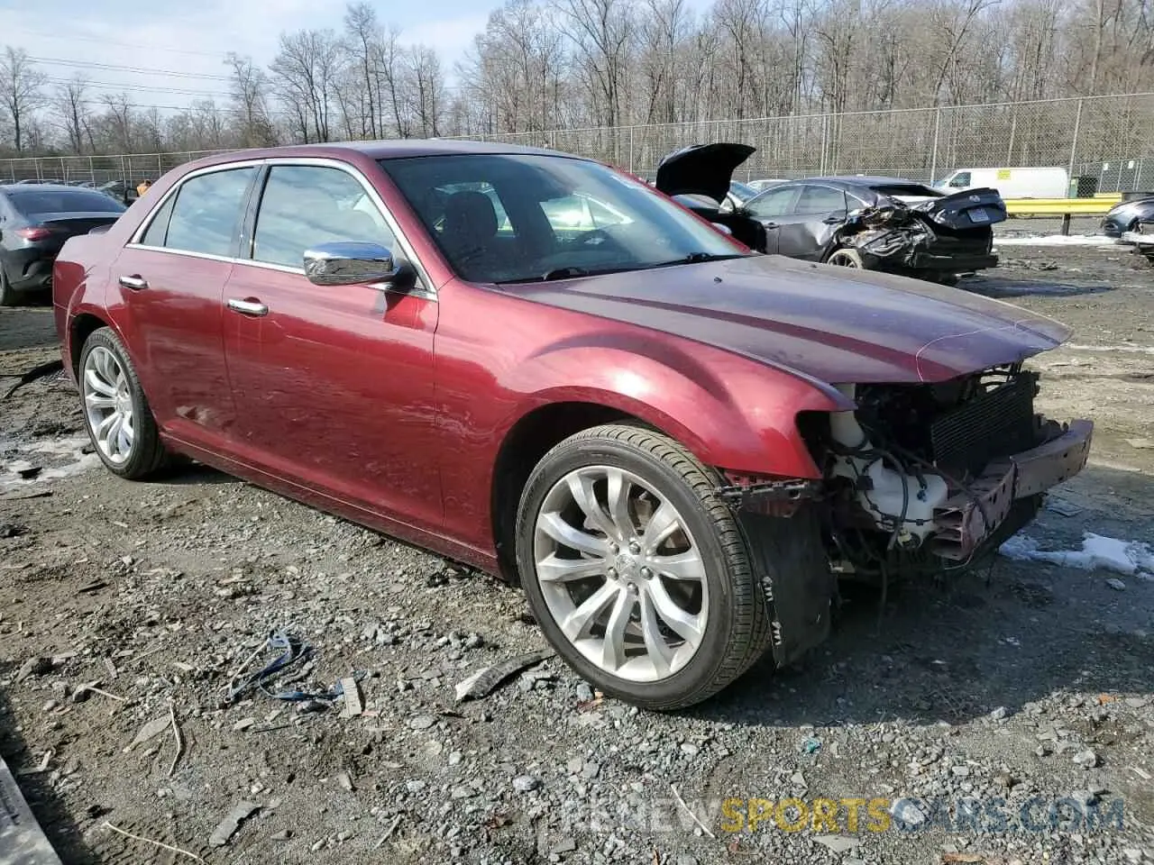 4 fotografías del automóvil dañado 2C3CCAAG4KH590616 CHRYSLER 300 2019