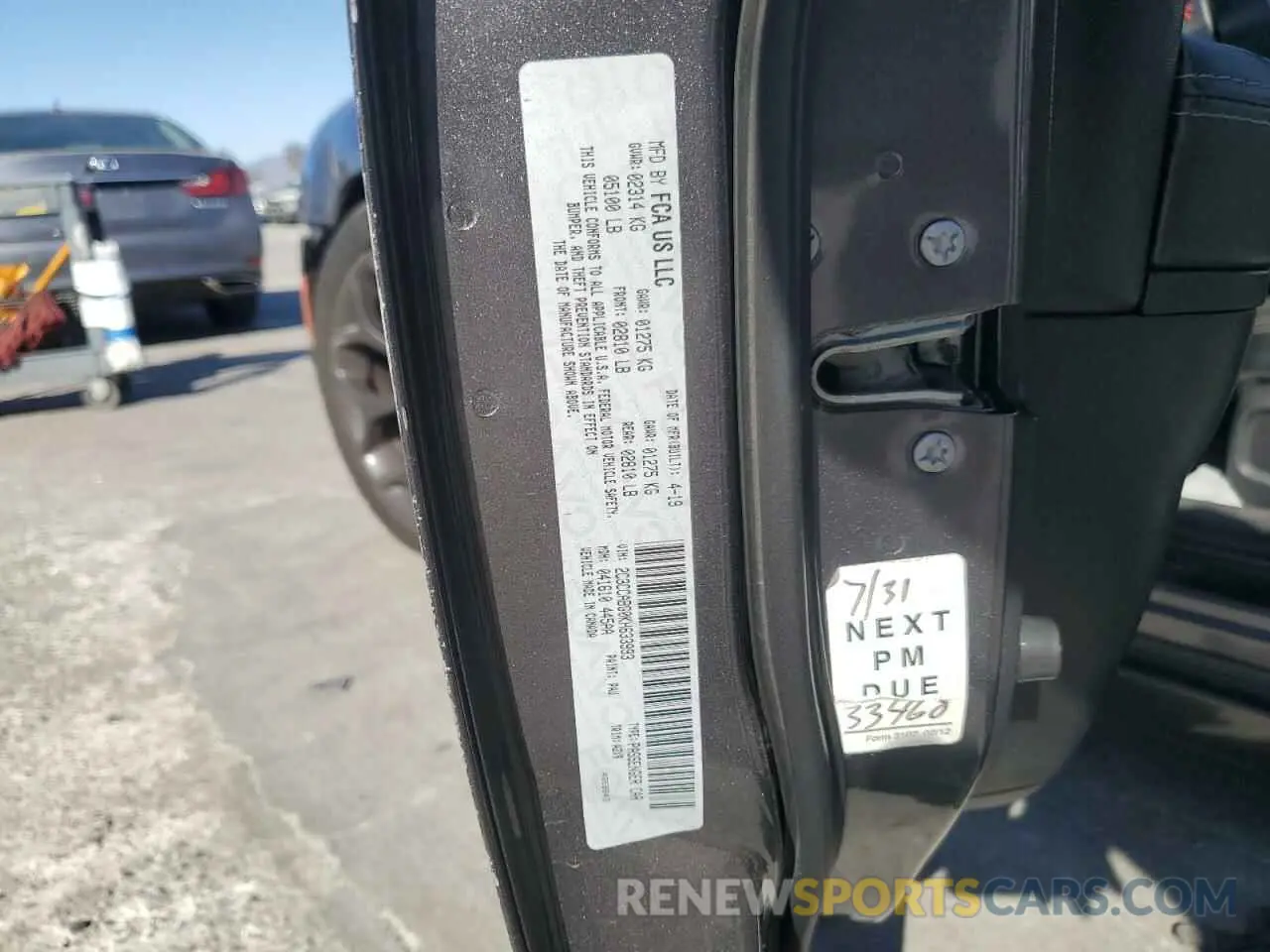 12 fotografías del automóvil dañado 2C3CCABG0KH633993 CHRYSLER 300 2019