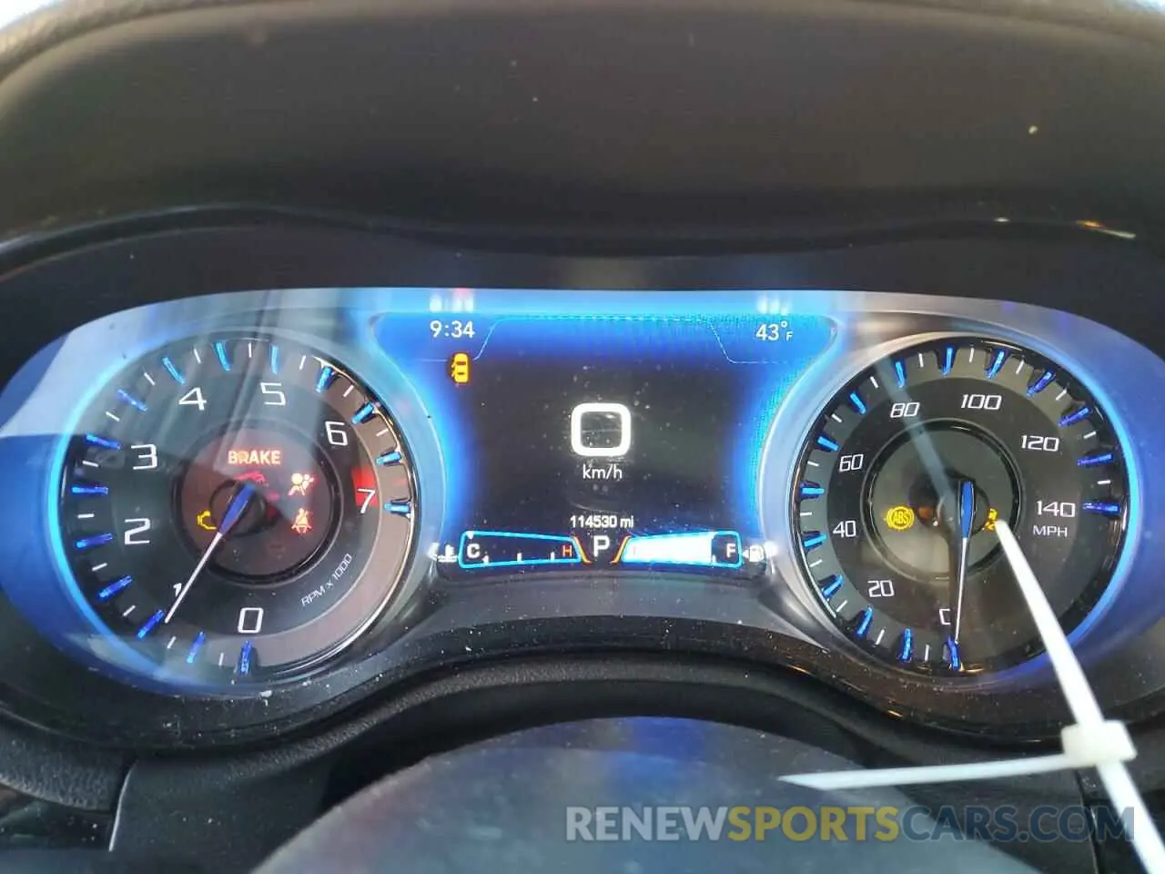 9 fotografías del automóvil dañado 2C3CCABG2KH654229 CHRYSLER 300 2019