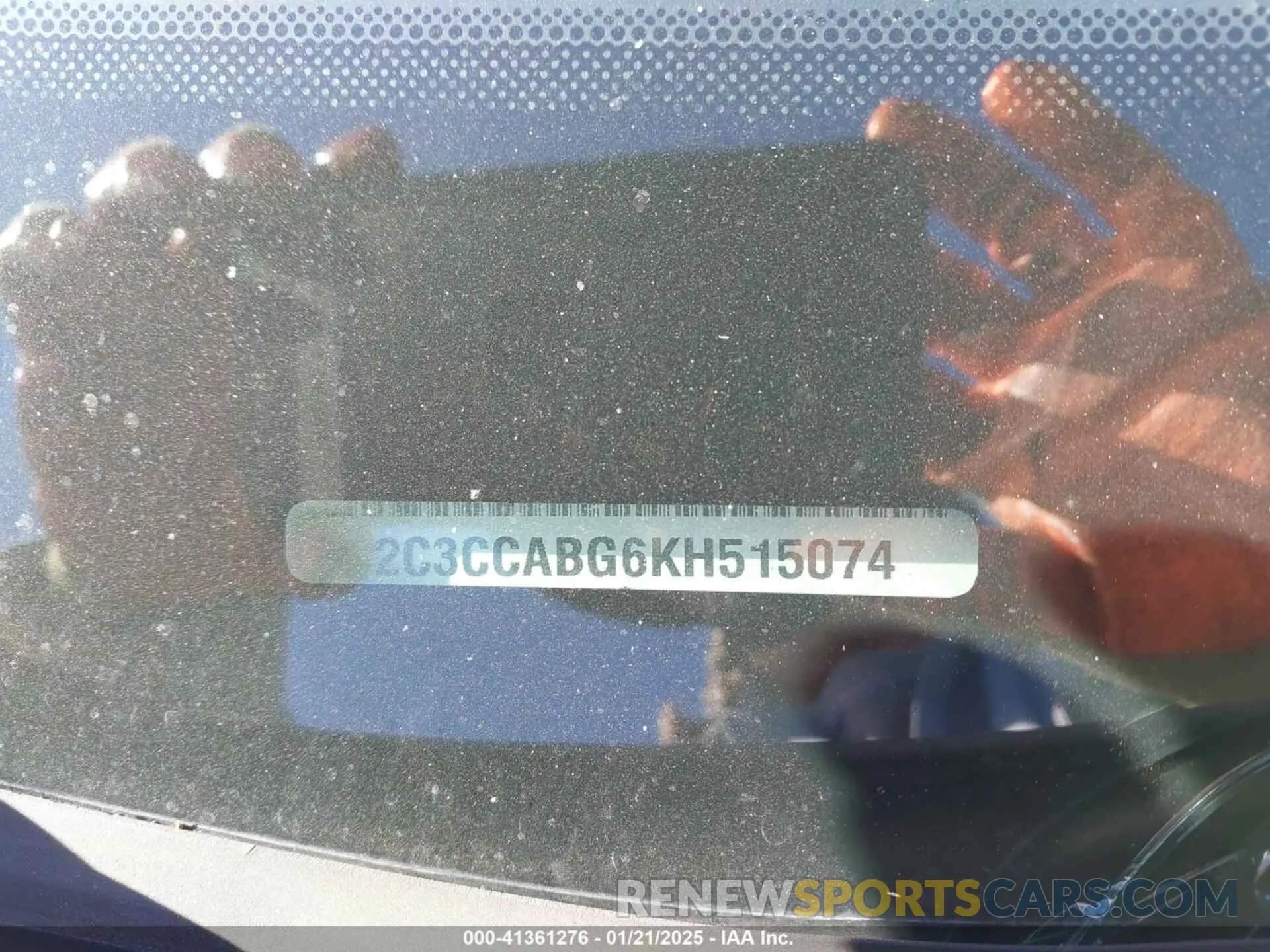 9 fotografías del automóvil dañado 2C3CCABG6KH515074 CHRYSLER 300 2019