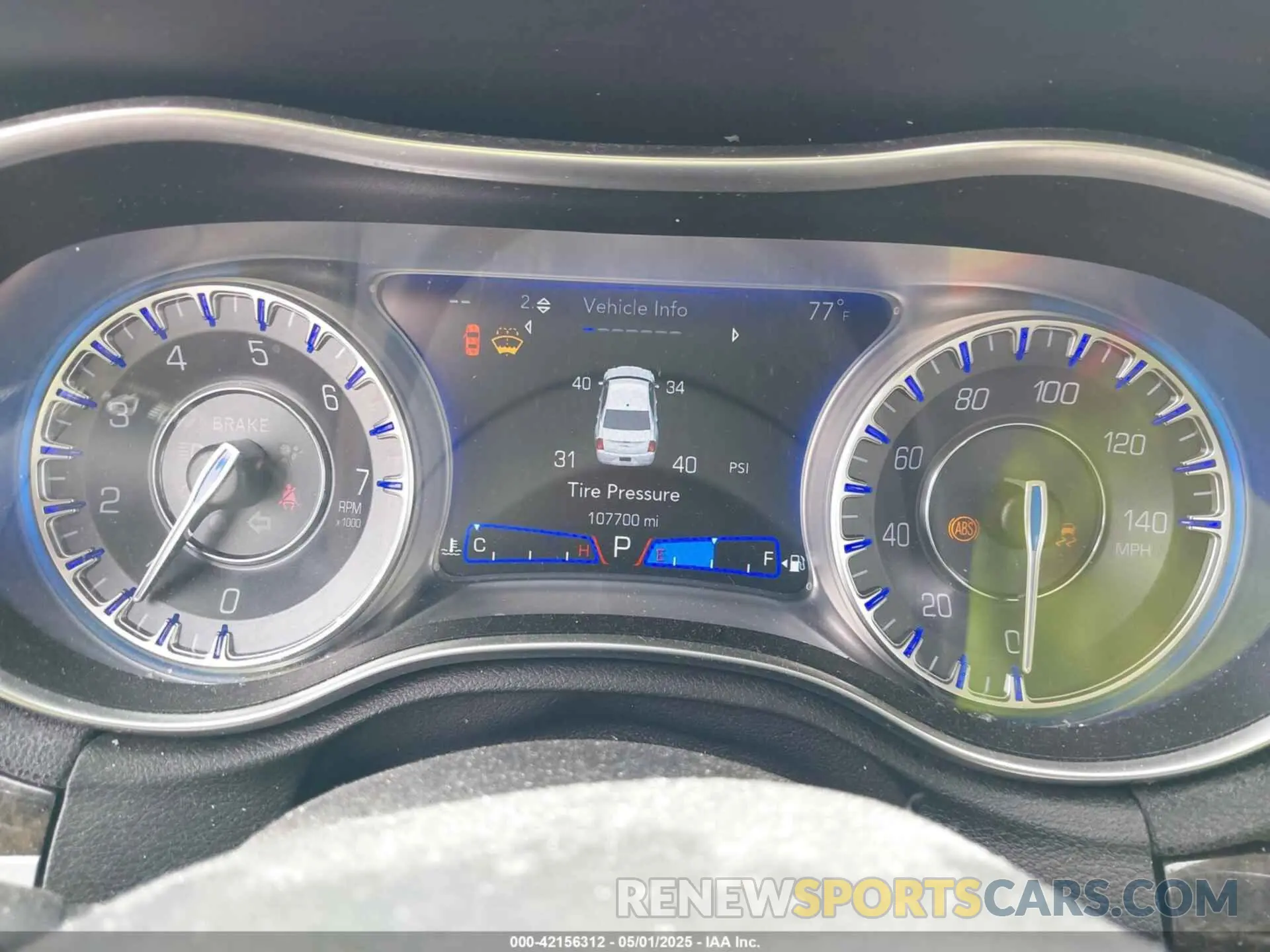 7 fotografías del automóvil dañado 2C3CCAEG1KH536281 CHRYSLER 300 2019