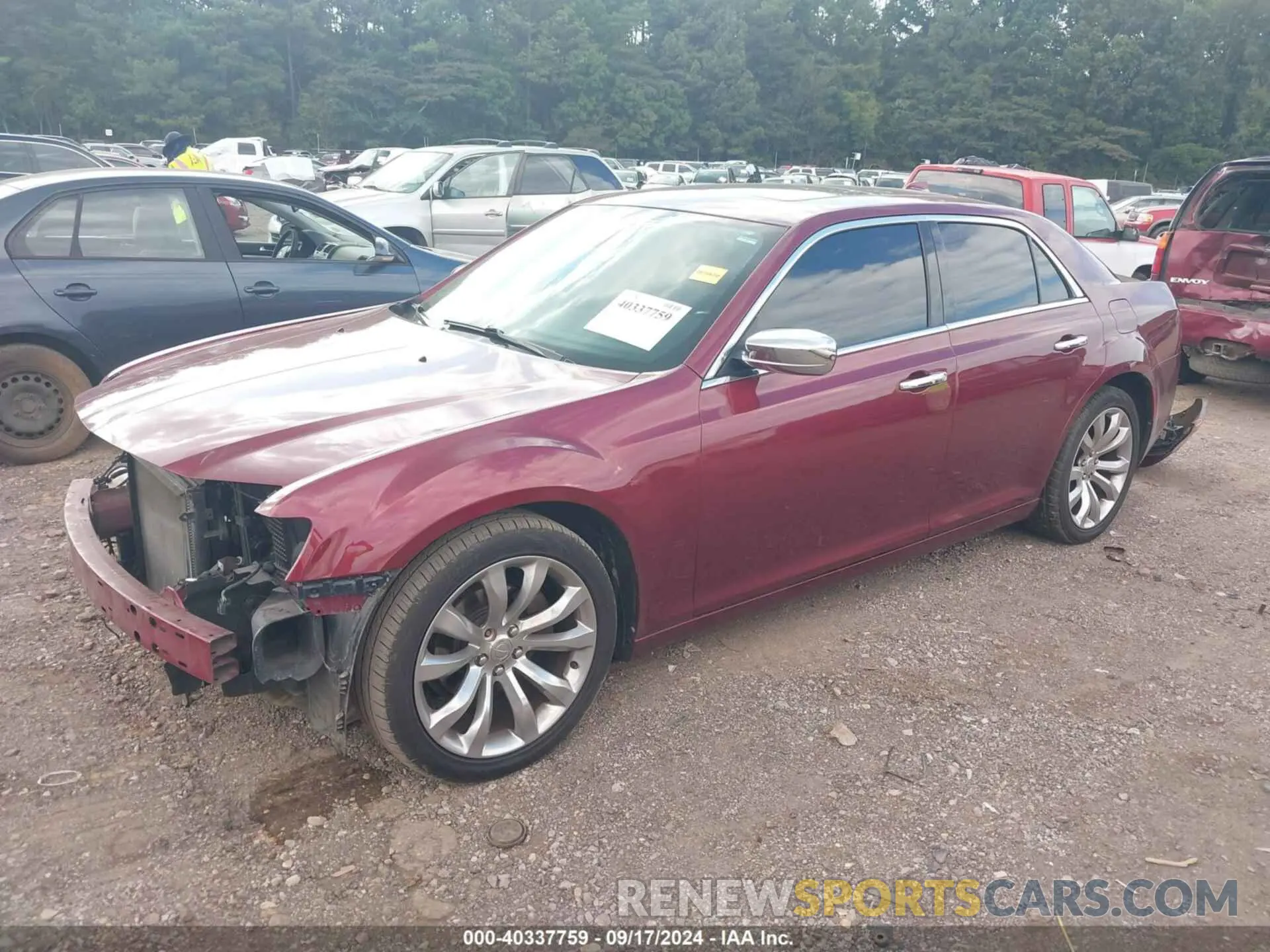 2 fotografías del automóvil dañado 2C3CCAEG7KH613350 CHRYSLER 300 2019