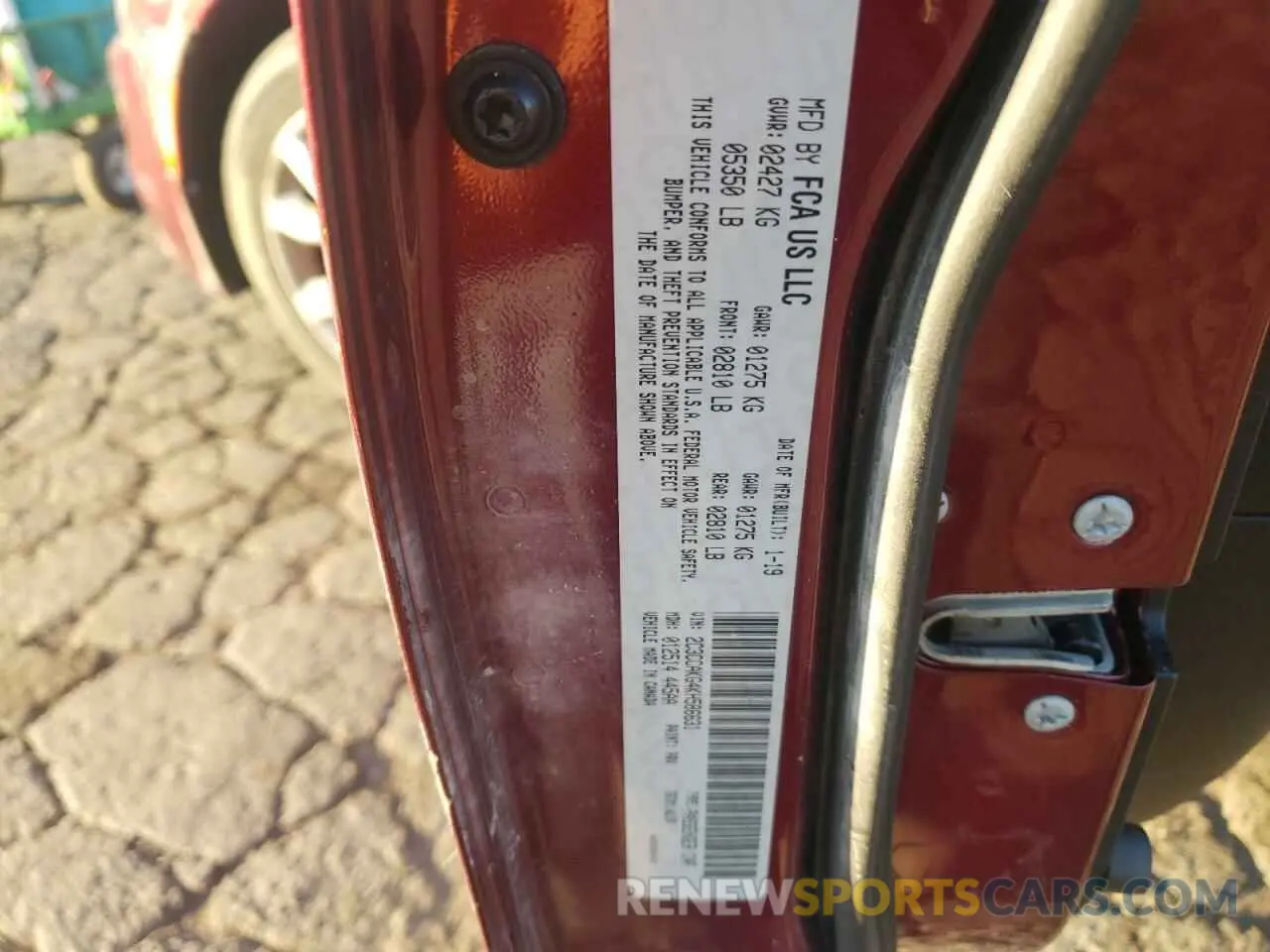 12 fotografías del automóvil dañado 2C3CCAKG4KH586631 CHRYSLER 300 2019