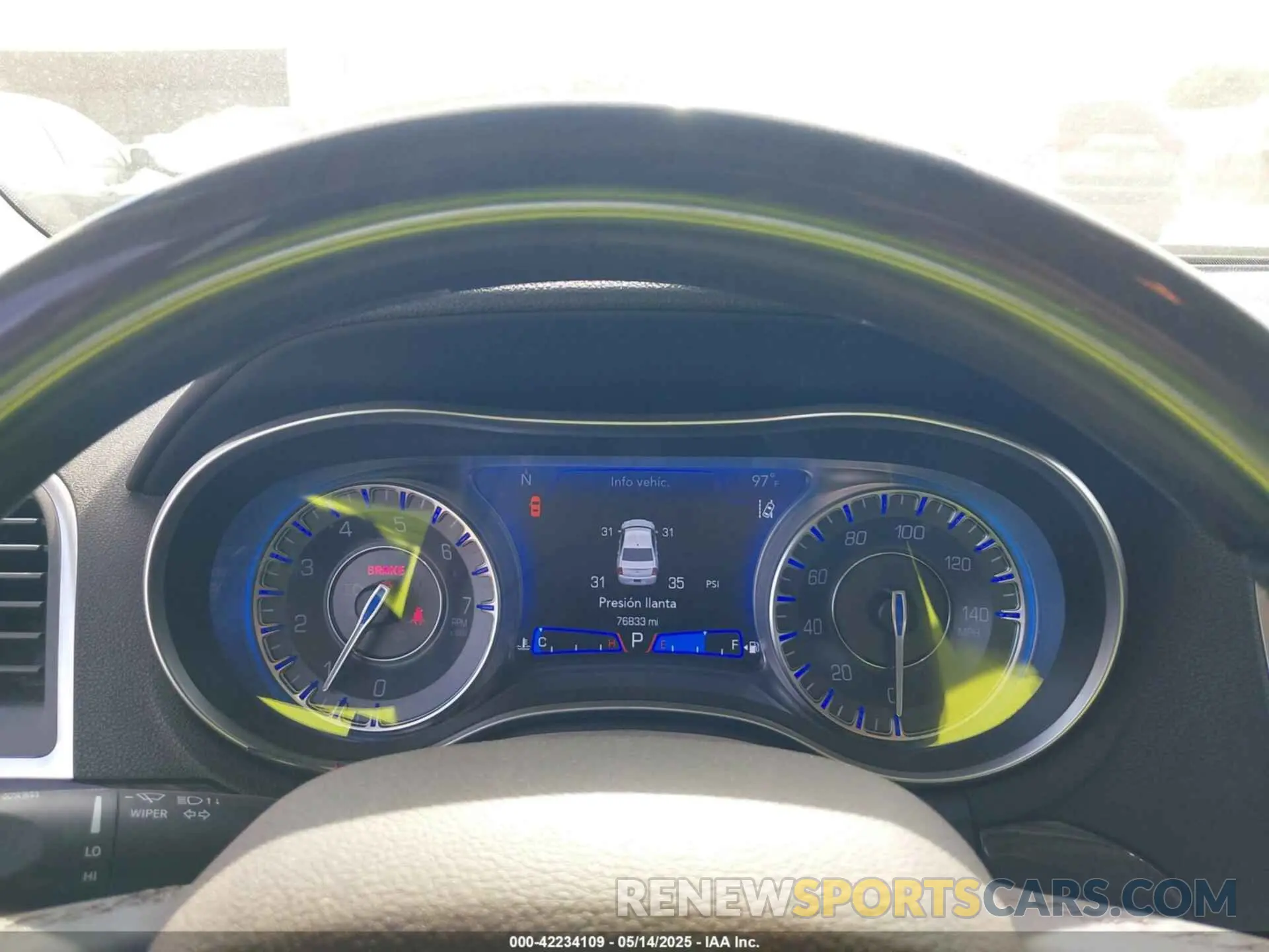 7 fotografías del automóvil dañado 2C3CCAKG5KH659425 CHRYSLER 300 2019