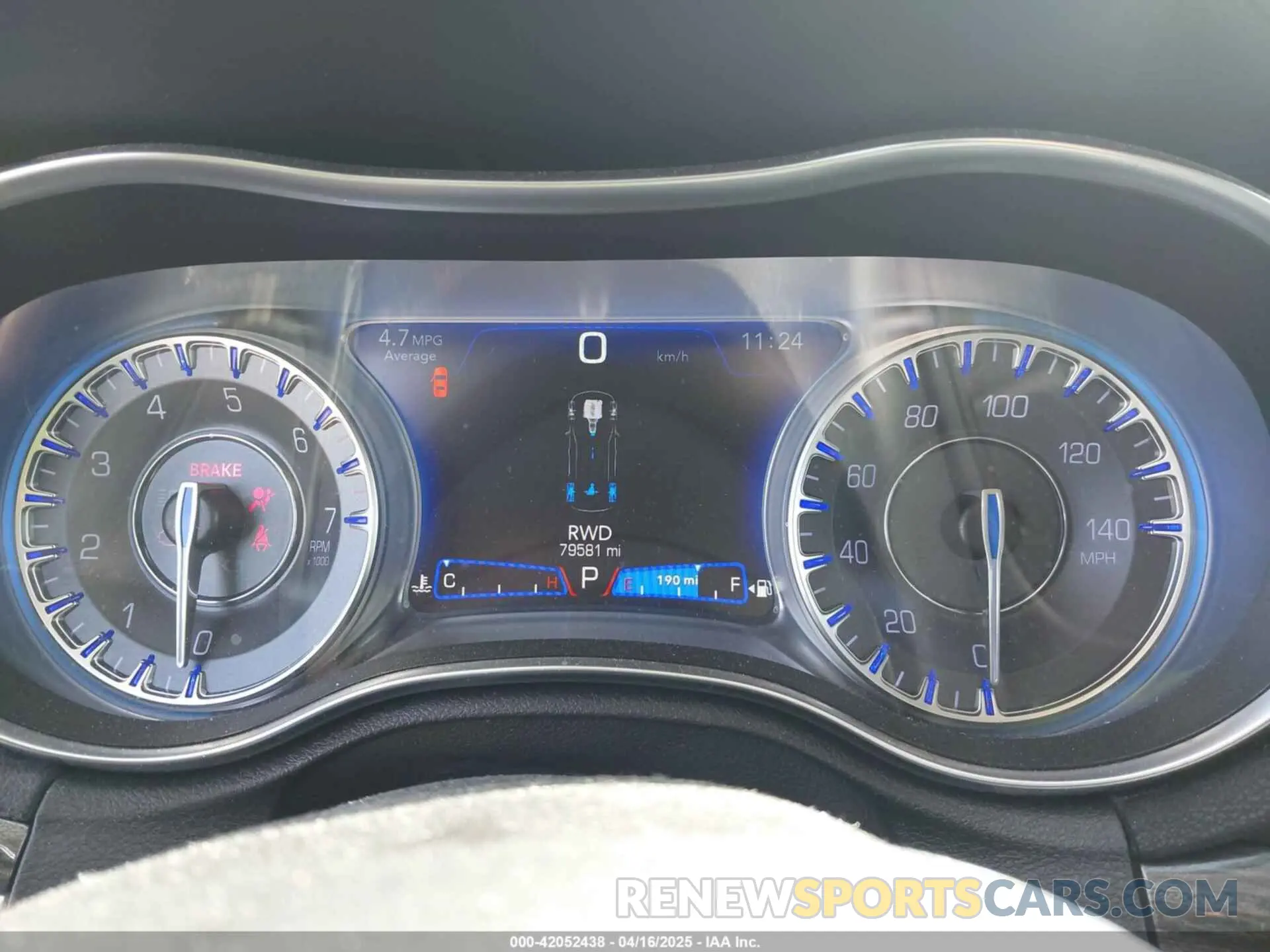 7 fotografías del automóvil dañado 2C3CCARG5KH578219 CHRYSLER 300 2019