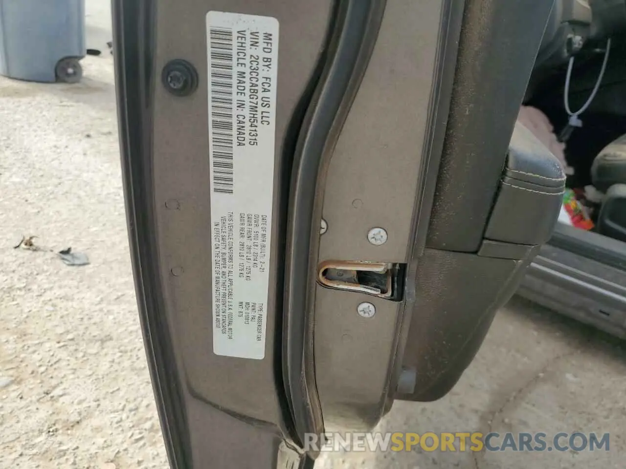 12 fotografías del automóvil dañado 2C3CCABG7MH541315 CHRYSLER 300 2021