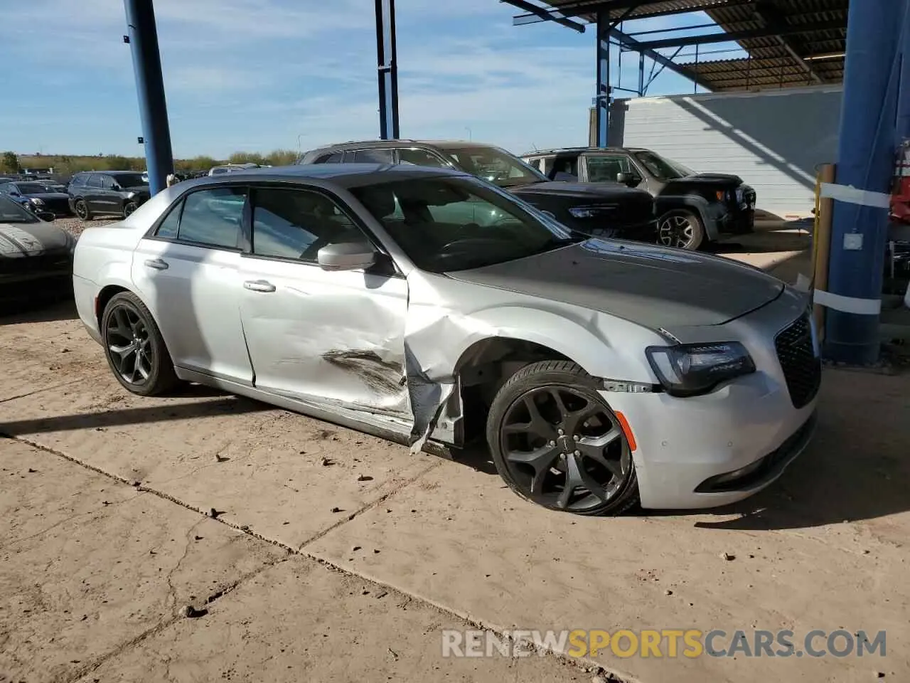 4 fotografías del automóvil dañado 2C3CCABGXMH529143 CHRYSLER 300 2021