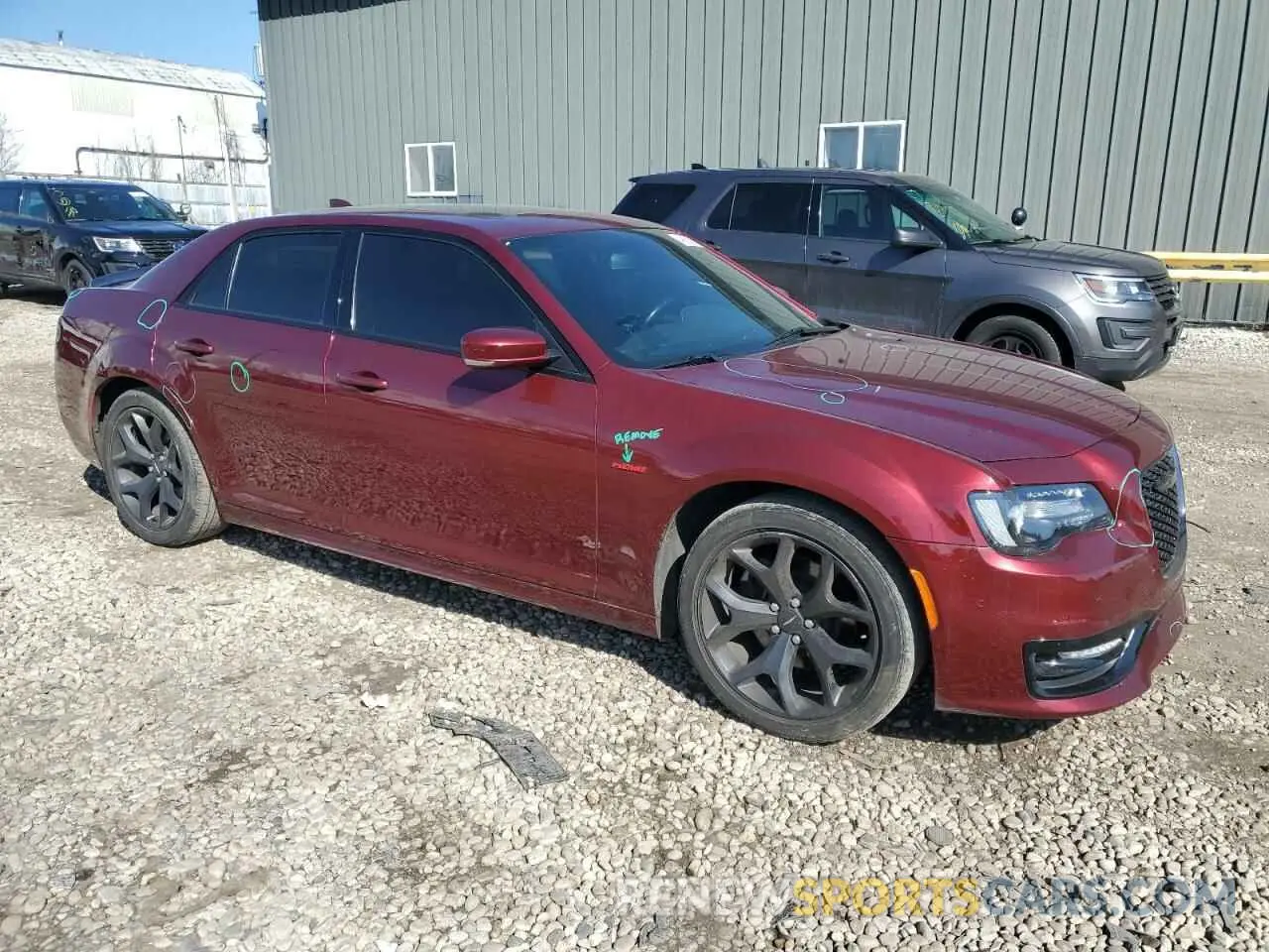 4 fotografías del automóvil dañado 2C3CCABT8MH550263 CHRYSLER 300 2021