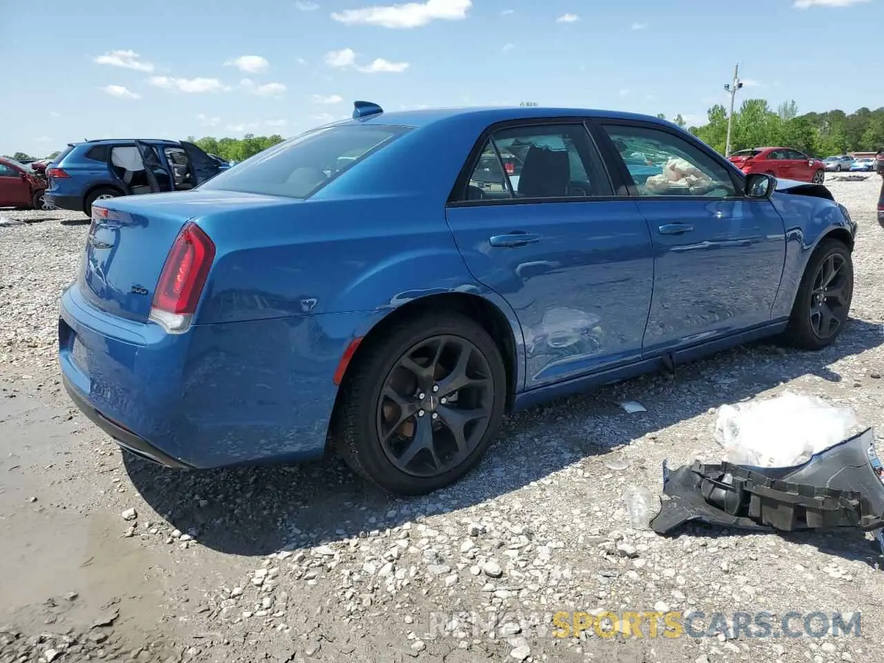 3 fotografías del automóvil dañado 2C3CCAAG4NH116220 CHRYSLER 300 2022