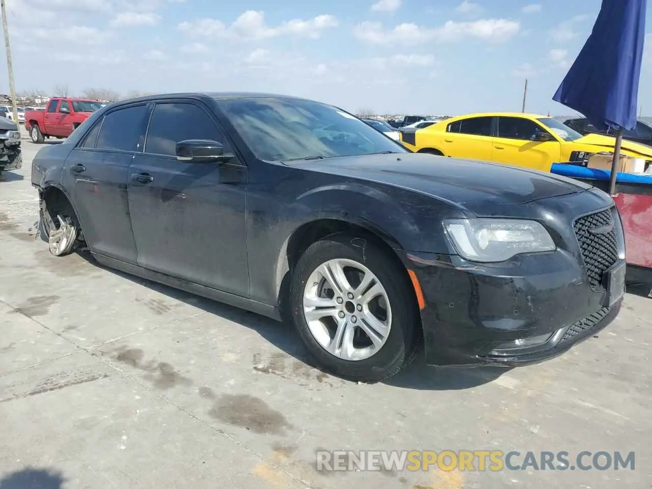4 fotografías del automóvil dañado 2C3CCABG1NH167625 CHRYSLER 300 2022