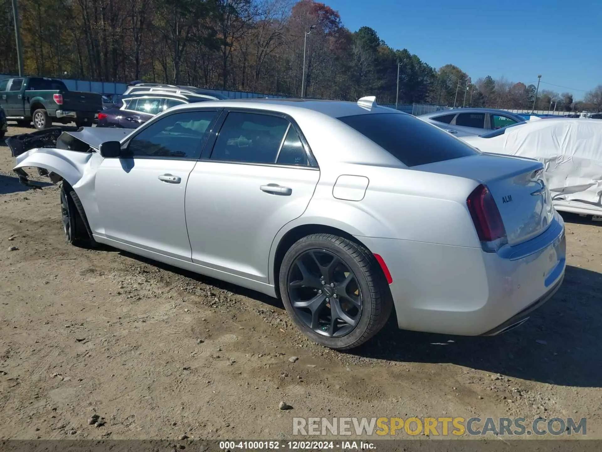 3 fotografías del automóvil dañado 2C3CCABG3NH178920 CHRYSLER 300 2022
